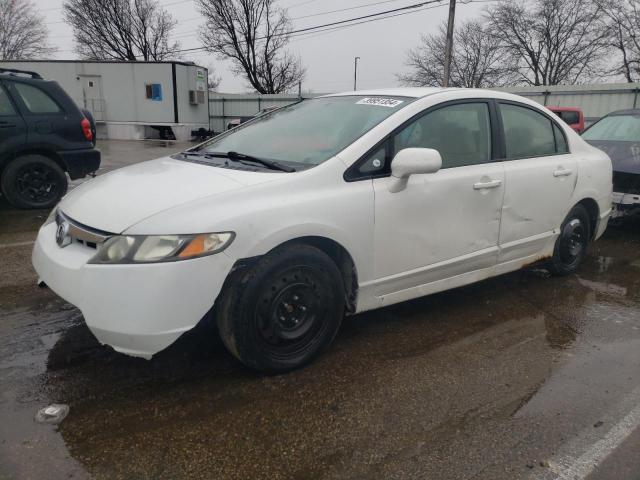 1HGFA16568L087401 - 2008 HONDA CIVIC LX WHITE photo 1