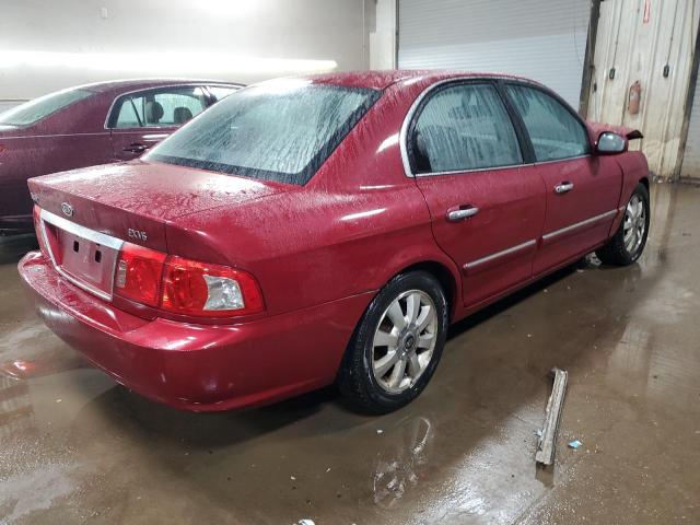 KNAGD128445267756 - 2004 KIA OPTIMA LX RED photo 3