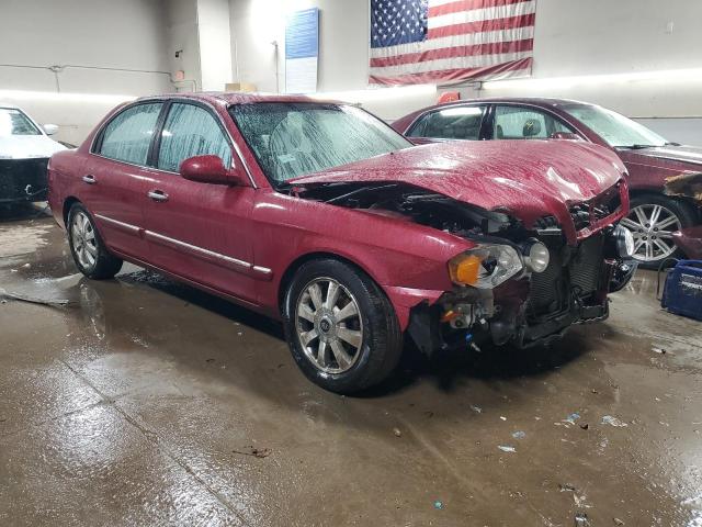 KNAGD128445267756 - 2004 KIA OPTIMA LX RED photo 4