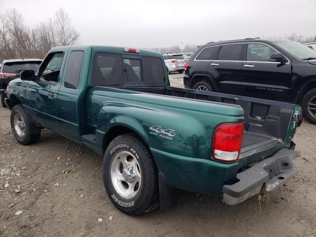 1FTZR15V1YTA84394 - 2000 FORD RANGER SUPER CAB GREEN photo 2