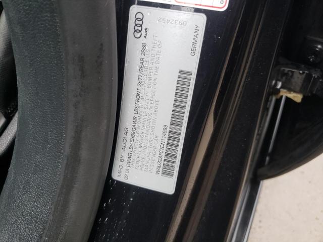 WAU32AFC7DN114999 - 2013 AUDI S7 PRESTIGE BLACK photo 12