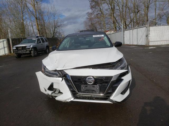 3N1AB8DV3MY293698 - 2021 NISSAN SENTRA SR WHITE photo 5