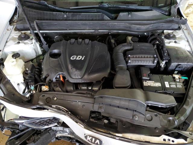 5XXGM4A74EG346516 - 2014 KIA OPTIMA LX SILVER photo 11