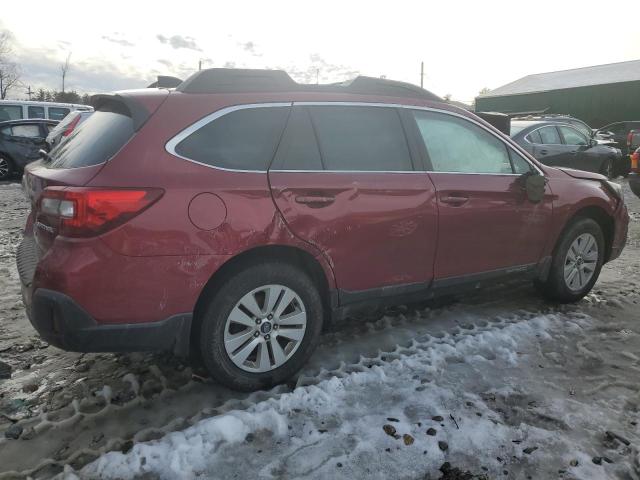 4S4BSAHC0K3208786 - 2019 SUBARU OUTBACK 2.5I PREMIUM RED photo 3