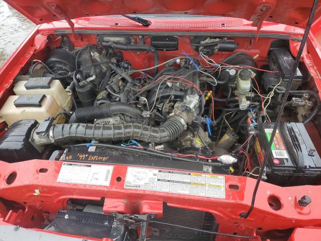 1FTYR10V5XPA16996 - 1999 FORD RANGER RED photo 11