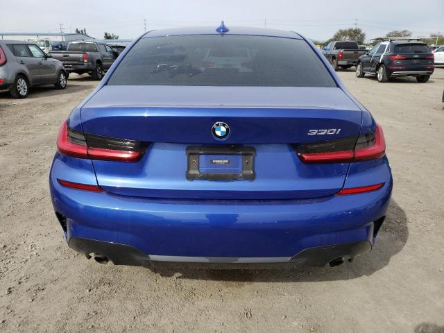 3MW5R1J02M8C05876 - 2021 BMW 330I BLUE photo 6
