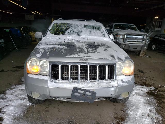 1J8HR58N78C128146 - 2008 JEEP GRAND CHE LIMITED GRAY photo 5