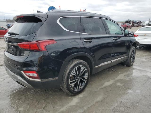 5NMS53AA2KH031644 - 2019 HYUNDAI SANTA FE LIMITED BLACK photo 3