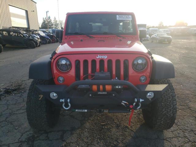 1C4BJWDG7GL166203 - 2016 JEEP WRANGLER U SPORT წითელი ფოტო 5