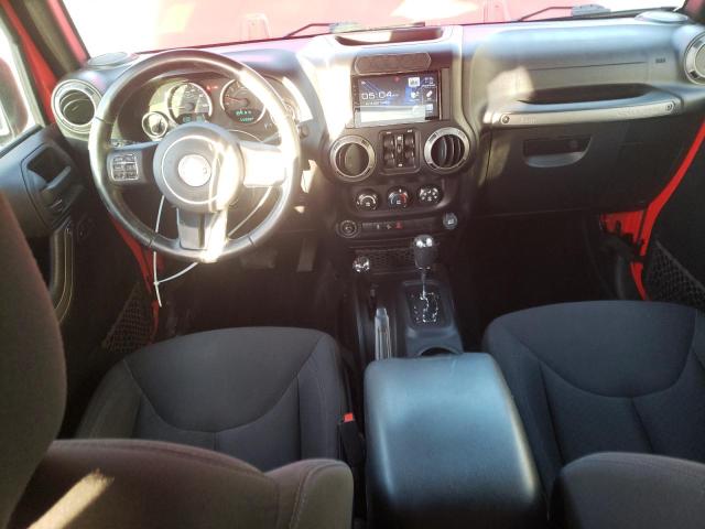 1C4BJWDG7GL166203 - 2016 JEEP WRANGLER U SPORT წითელი ფოტო 8