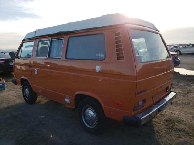 25A0052868 - 1980 VOLKSWAGEN CAMPER VAN ORANGE photo 2