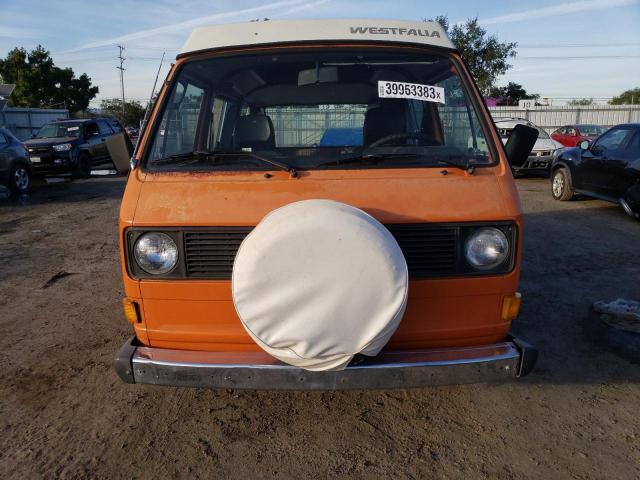 25A0052868 - 1980 VOLKSWAGEN CAMPER VAN ORANGE photo 5