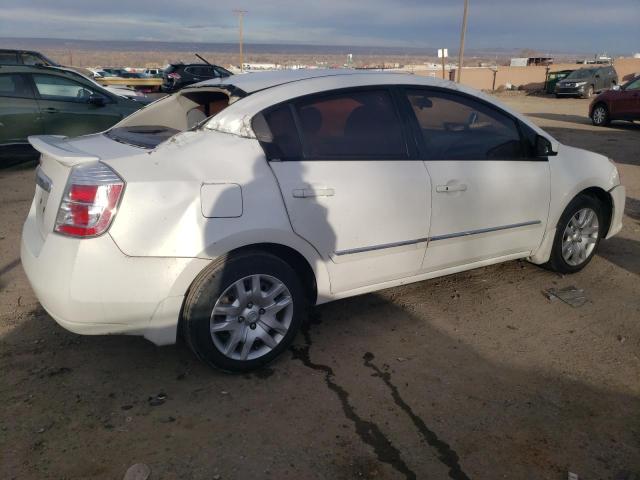 3N1AB6AP2CL783359 - 2012 NISSAN SENTRA 2.0 WHITE photo 3