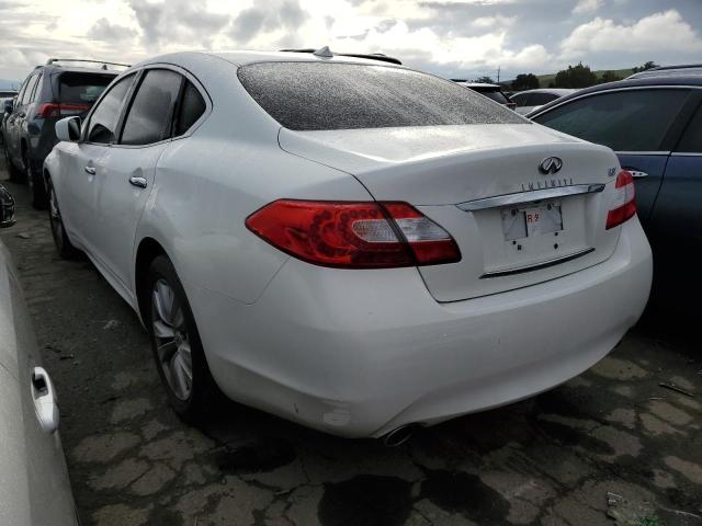 JN1BY1AP9BM321732 - 2011 INFINITI M37 WHITE photo 2