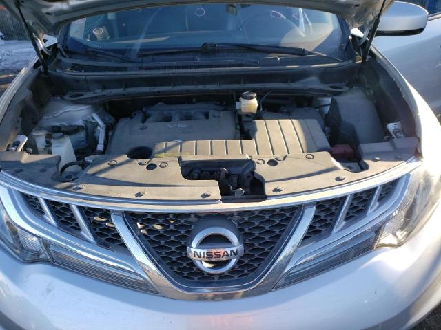 JN8AZ1MW3CW239613 - 2012 NISSAN MURANO S GRAY photo 12