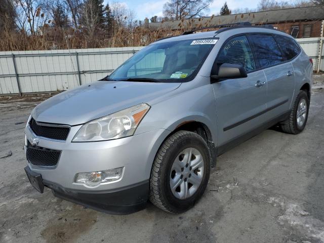 1GNKVFED1BJ110679 - 2011 CHEVROLET TRAVERSE LS SILVER photo 1