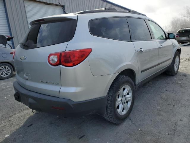 1GNKVFED1BJ110679 - 2011 CHEVROLET TRAVERSE LS SILVER photo 3