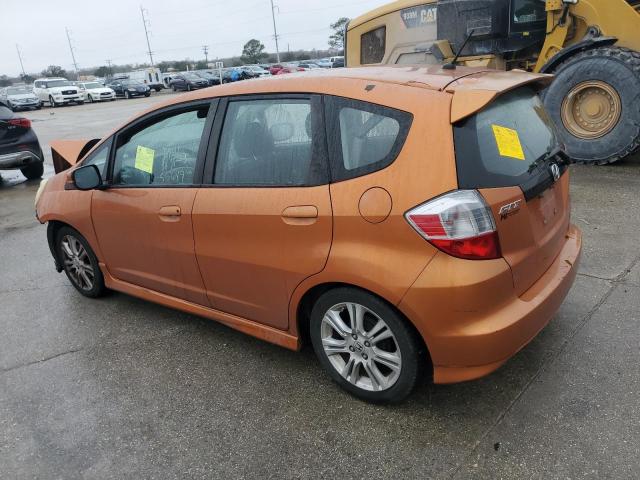 JHMGE8H50BC008193 - 2011 HONDA FIT SPORT ORANGE photo 2