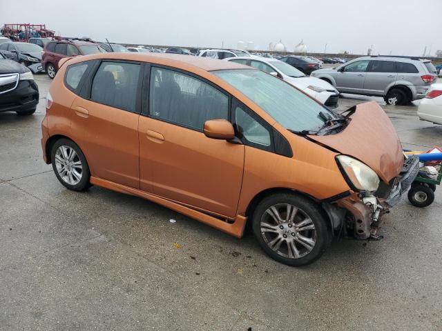 JHMGE8H50BC008193 - 2011 HONDA FIT SPORT ORANGE photo 4