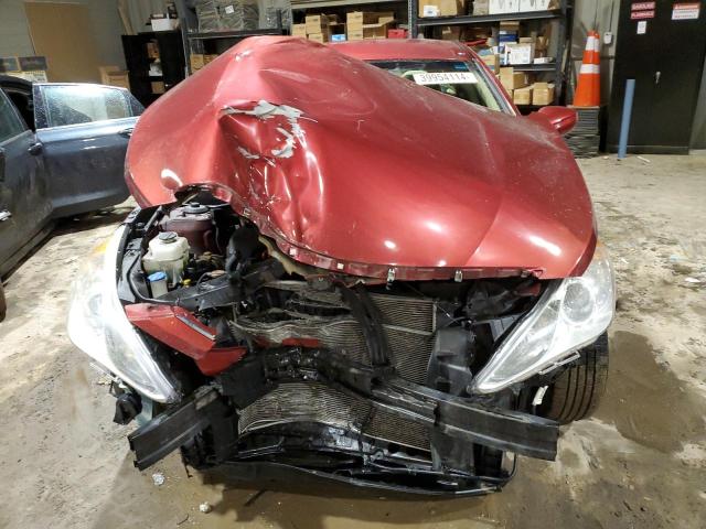 5NPEB4ACXCH340098 - 2012 HYUNDAI SONATA GLS RED photo 5