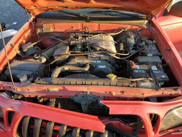 5TEHN72N01Z831764 - 2001 TOYOTA TACOMA DOUBLE CAB 红色 照片 11