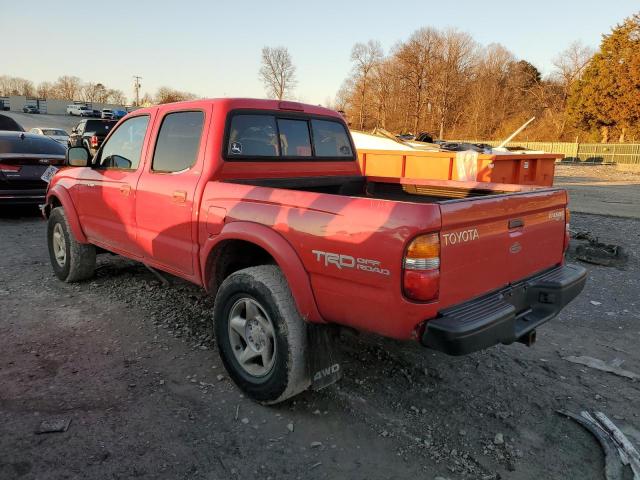 5TEHN72N01Z831764 - 2001 TOYOTA TACOMA DOUBLE CAB 红色 照片 2
