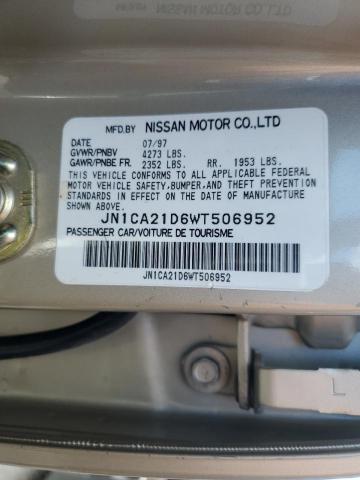 JN1CA21D6WT506952 - 1998 NISSAN MAXIMA GLE TAN photo 12