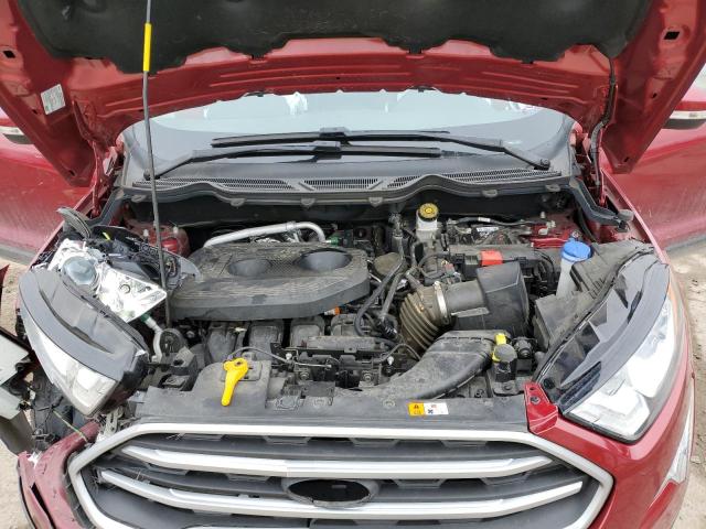 MAJ6P1UL8JC249202 - 2018 FORD ECOSPORT SE RED photo 11