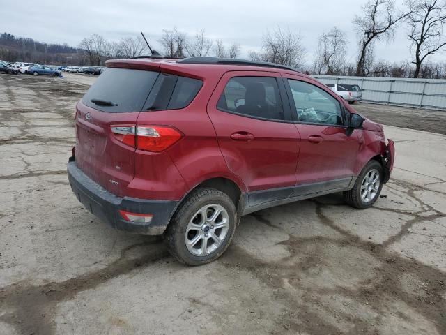 MAJ6P1UL8JC249202 - 2018 FORD ECOSPORT SE RED photo 3
