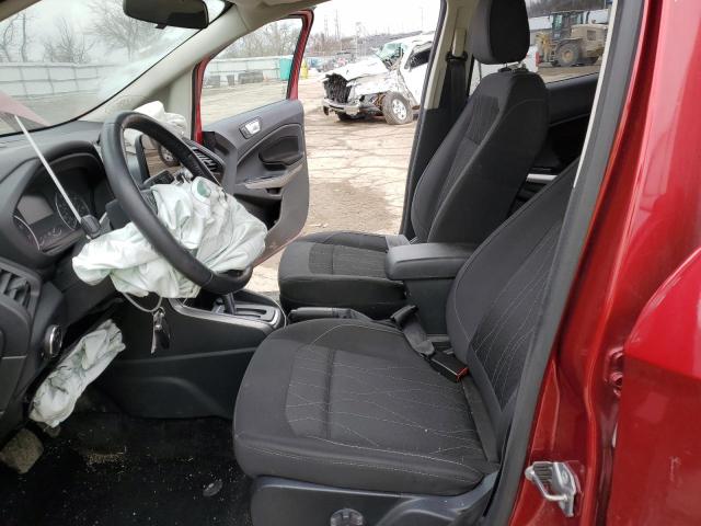 MAJ6P1UL8JC249202 - 2018 FORD ECOSPORT SE RED photo 7