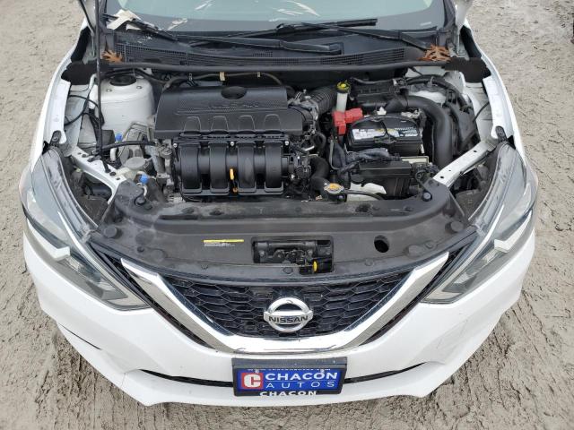 3N1AB7AP3KY352830 - 2019 NISSAN SENTRA S WHITE photo 11