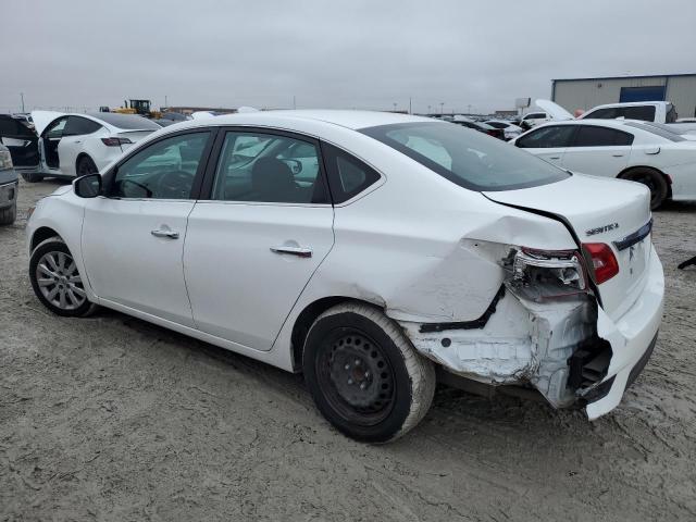 3N1AB7AP3KY352830 - 2019 NISSAN SENTRA S WHITE photo 2