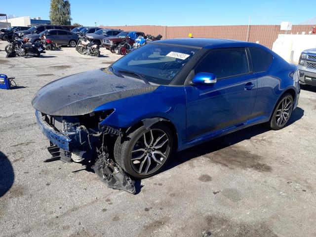 JTKJF5C78E3076752 - 2014 TOYOTA SCION TC BLUE photo 1