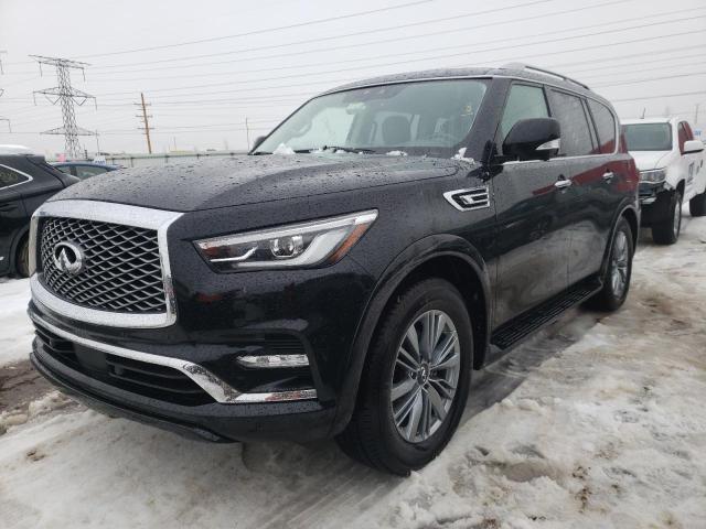 JN8AZ2AE0M9272022 - 2021 INFINITI QX80 LUXE BLACK photo 1