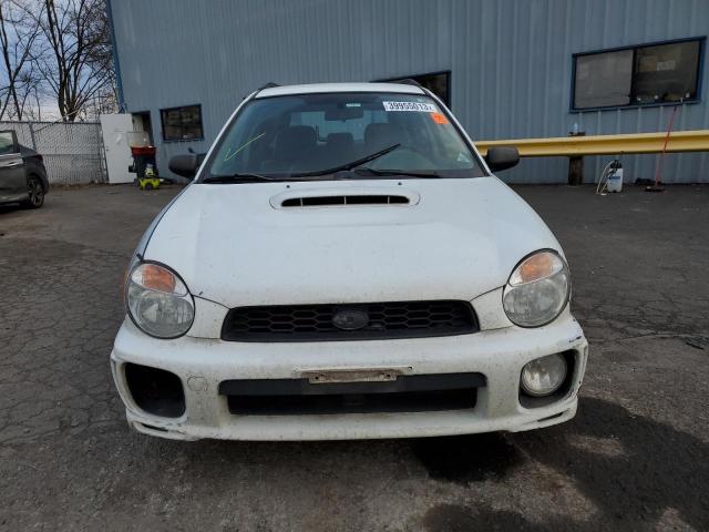 JF1GG65553H813332 - 2003 SUBARU IMPREZA TS WHITE photo 5