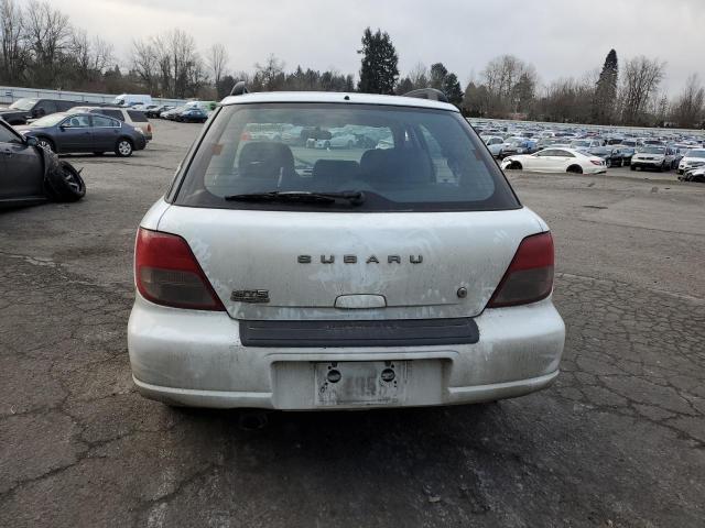 JF1GG65553H813332 - 2003 SUBARU IMPREZA TS WHITE photo 6