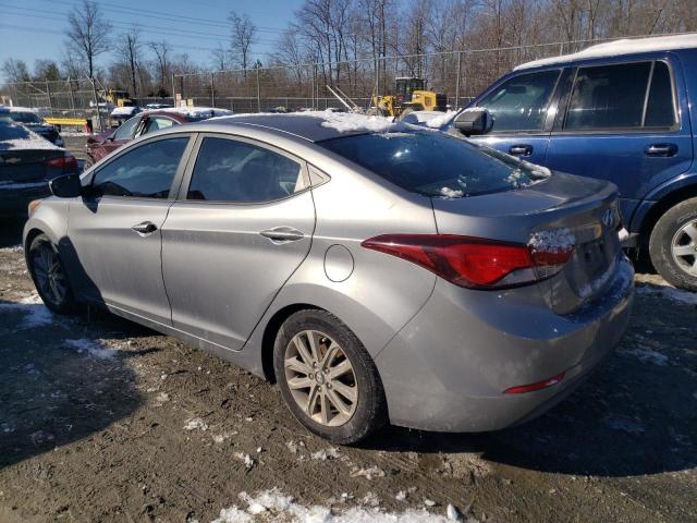 KMHDH4AE8EU046991 - 2014 HYUNDAI ELANTRA SE SILVER photo 2