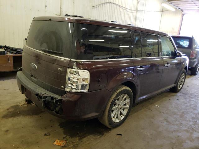 2FMEK62C79BA62528 - 2009 FORD FLEX SEL BURGUNDY photo 3