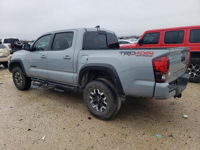 3TMCZ5AN7KM271888 - 2019 TOYOTA TACOMA DOUBLE CAB GRAY photo 2