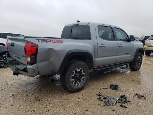 3TMCZ5AN7KM271888 - 2019 TOYOTA TACOMA DOUBLE CAB GRAY photo 3