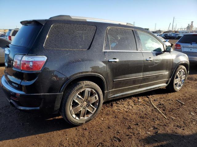 1GKKVTED1CJ143646 - 2012 GMC ACADIA DENALI BLACK photo 3