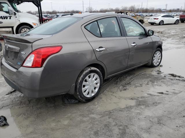 3N1CN7AP8FL950799 - 2015 NISSAN VERSA S GRAY photo 3