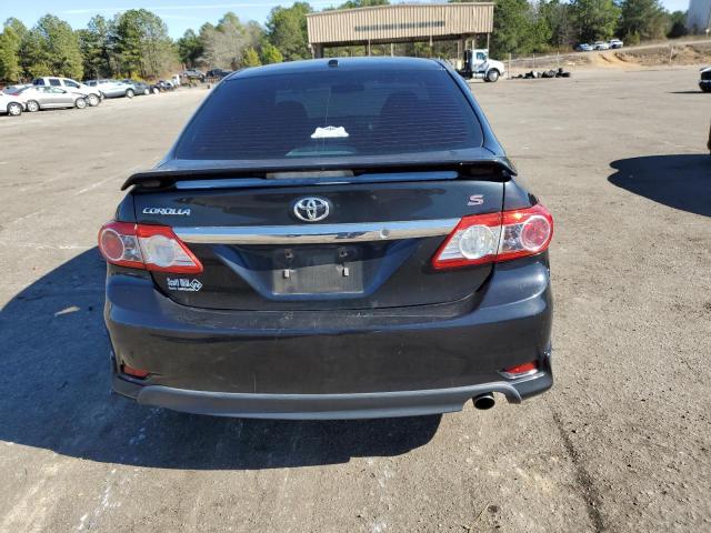 2T1BU4EE5BC635751 - 2011 TOYOTA COROLLA BASE BLACK photo 6