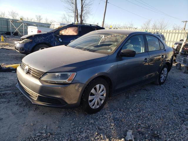 3VW2K7AJ7DM353869 - 2013 VOLKSWAGEN JETTA BASE Մոխրագույն լուսանկար 1