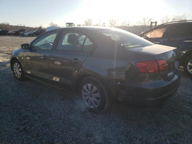 3VW2K7AJ7DM353869 - 2013 VOLKSWAGEN JETTA BASE Մոխրագույն լուսանկար 2