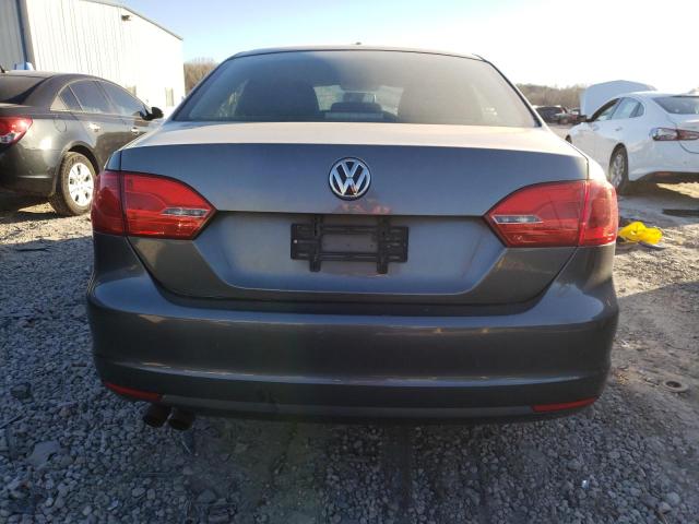 3VW2K7AJ7DM353869 - 2013 VOLKSWAGEN JETTA BASE Մոխրագույն լուսանկար 6