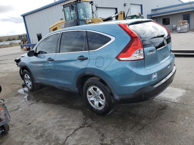 2HKRM3H38EH557633 - 2014 HONDA CR-V LX TURQUOISE photo 2