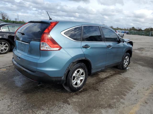 2HKRM3H38EH557633 - 2014 HONDA CR-V LX TURQUOISE photo 3