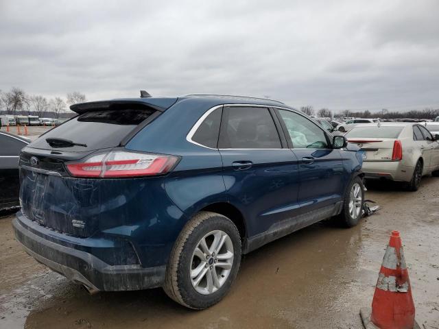 2FMPK4J95LBB16645 - 2020 FORD EDGE SEL BLUE photo 3