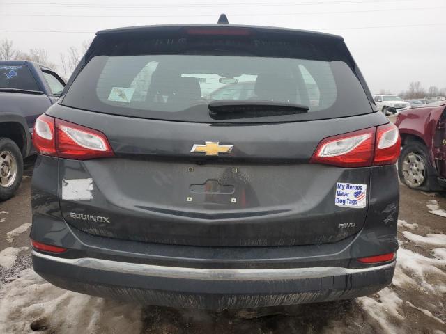 2GNAXREV1J6124528 - 2018 CHEVROLET EQUINOX LS GRAY photo 6